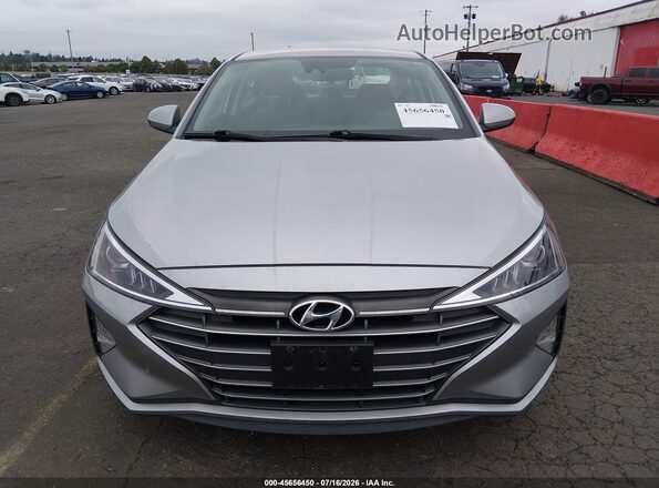5NPD74LF3LH617355 2020 HYUNDAI ELANTRA Серебряный Вид щитка приборов