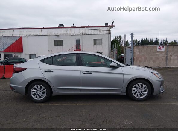 5NPD74LF3LH617355 2020 HYUNDAI ELANTRA Серебряный Вид задней части салона