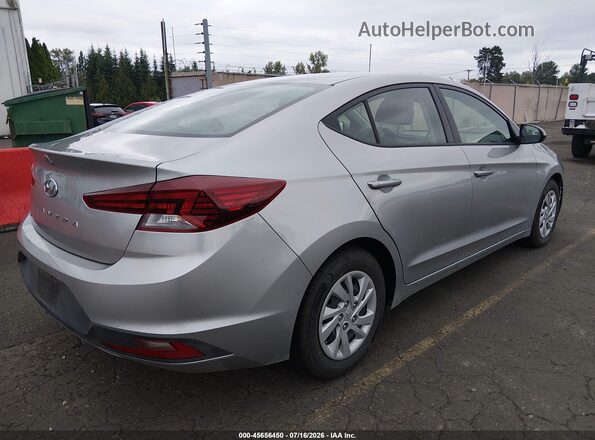 5NPD74LF3LH617355 2020 HYUNDAI ELANTRA Серебряный Задняя правая четверть