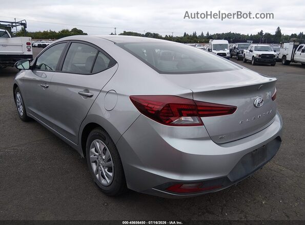 5NPD74LF3LH617355 2020 HYUNDAI ELANTRA Серебряный Задняя левая четверть