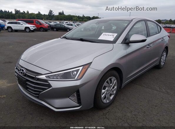 5NPD74LF3LH617355 2020 HYUNDAI ELANTRA Серебряный Передняя левая четверть