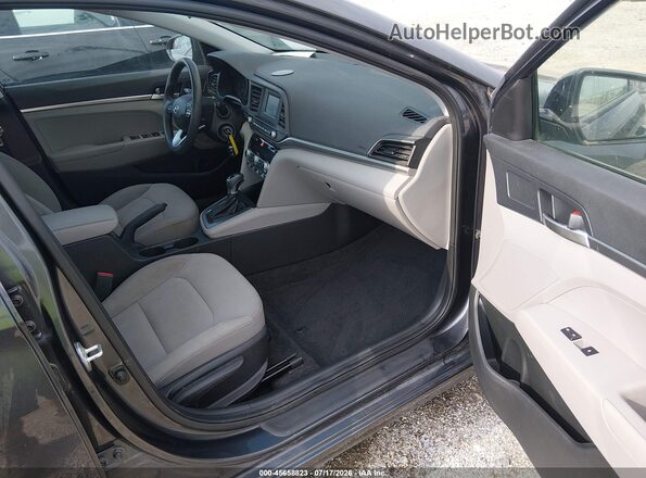 5NPD74LF3LH617937 2020 HYUNDAI ELANTRA Gray Widok wnętrza z przodu