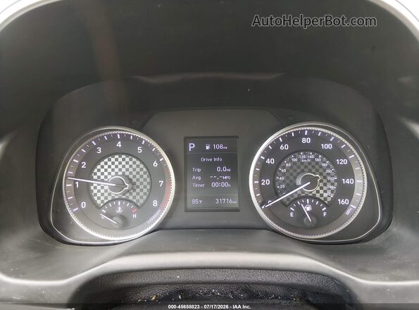 5NPD74LF3LH617937 2020 HYUNDAI ELANTRA Gray Widok tylnych siedzeń