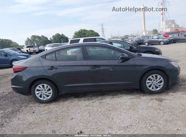 5NPD74LF3LH617937 2020 HYUNDAI ELANTRA Gray Widok wnętrza z tyłu