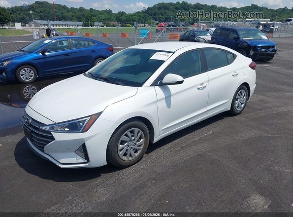 5NPD74LF3LH618134 2020 HYUNDAI ELANTRA White Vista tres cuartos delantera izquierda