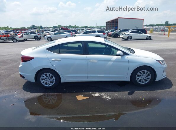 5NPD74LF3LH618134 2020 HYUNDAI ELANTRA White Vista del cuadro de instrumentos