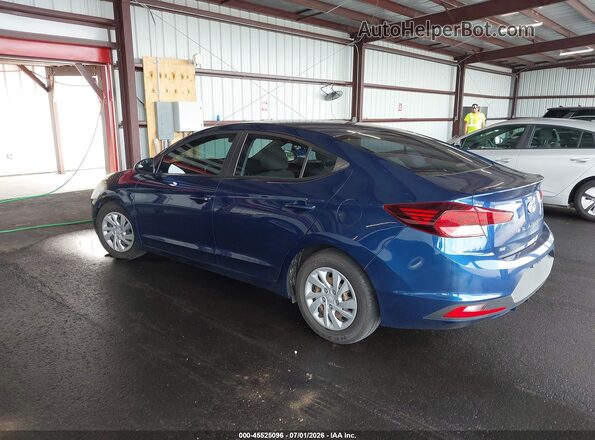 5NPD74LF3LH618201 2020 HYUNDAI ELANTRA Blue Հետևի ձախ