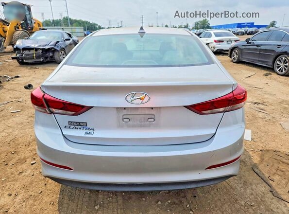 5NPD74LF4HH104302 2017 HYUNDAI ELANTRA Silver უკანა ხედი