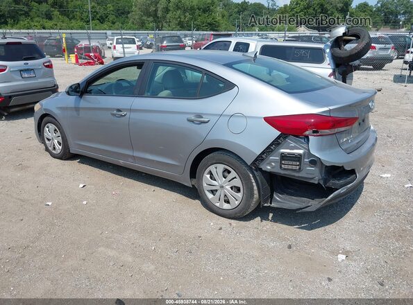 5NPD74LF4HH104350 2017 HYUNDAI ELANTRA Silver Trasero izquierdo