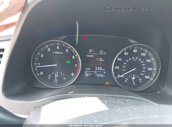 5NPD74LF4HH104350 2017 HYUNDAI ELANTRA Silver Vista de los asientos traseros