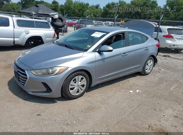 5NPD74LF4HH104350 2017 HYUNDAI ELANTRA Silver Vista tres cuartos delantera izquierda