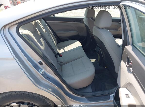 5NPD74LF4HH104350 2017 HYUNDAI ELANTRA Silver Vista de la etiqueta del VIN