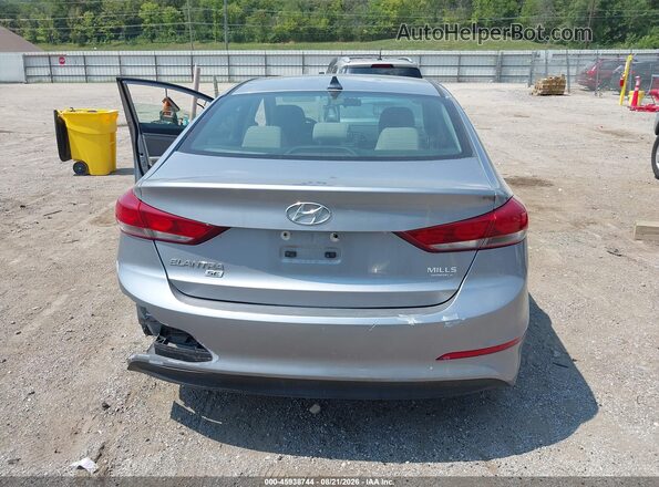 5NPD74LF4HH104350 2017 HYUNDAI ELANTRA Silver Vista interior trasera