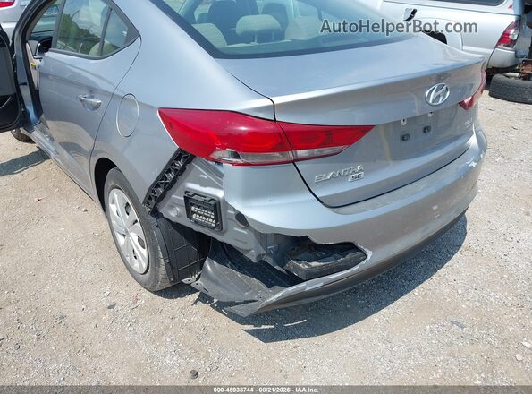 5NPD74LF4HH104350 2017 HYUNDAI ELANTRA Silver Vista del cuadro de instrumentos