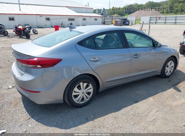 5NPD74LF4HH104350 2017 HYUNDAI ELANTRA Silver 