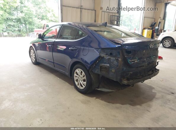 5NPD74LF4HH132701 2017 HYUNDAI ELANTRA Blue უკანა მარცხენა