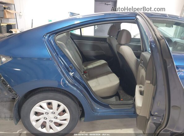5NPD74LF4HH132701 2017 HYUNDAI ELANTRA Blue VIN კოდის სტიკერის ხედი