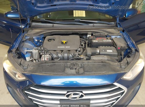 5NPD74LF4HH132701 2017 HYUNDAI ELANTRA Blue უკანა ხედი