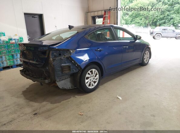 5NPD74LF4HH132701 2017 HYUNDAI ELANTRA Blue უკანა მარჯვენა