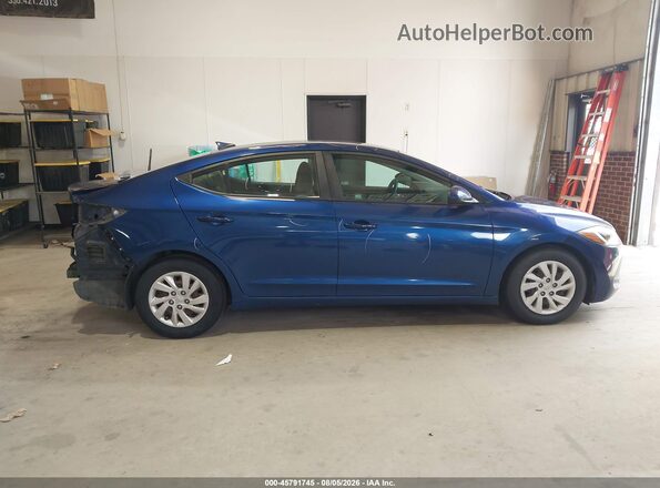 5NPD74LF4HH132701 2017 HYUNDAI ELANTRA Blue სალონის 360-გრადუსიანი ხედი
