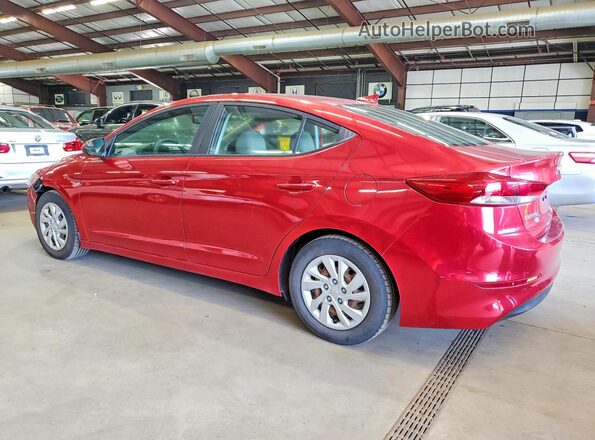 5NPD74LF4HH135405 2017 HYUNDAI ELANTRA Red Trasero izquierdo