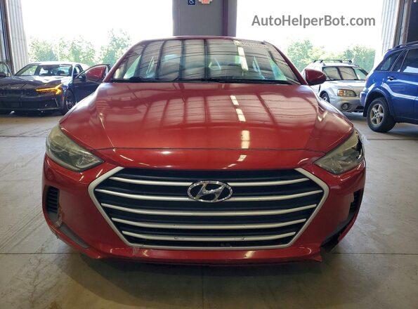 5NPD74LF4HH135405 2017 HYUNDAI ELANTRA Red Vista frontal
