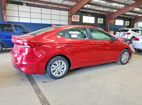 5NPD74LF4HH135405 2017 HYUNDAI ELANTRA Red Trasero derecho