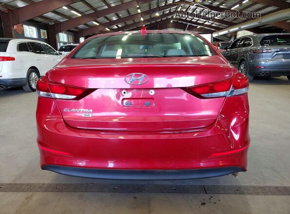 5NPD74LF4HH135405 2017 HYUNDAI ELANTRA Red Vista trasera