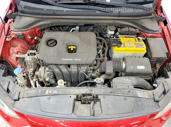 5NPD74LF4HH135405 2017 HYUNDAI ELANTRA Red Vista interior trasera