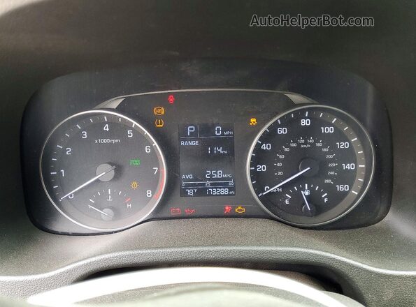 5NPD74LF4HH137803 2017 HYUNDAI ELANTRA Silver Vista del cuadro de instrumentos