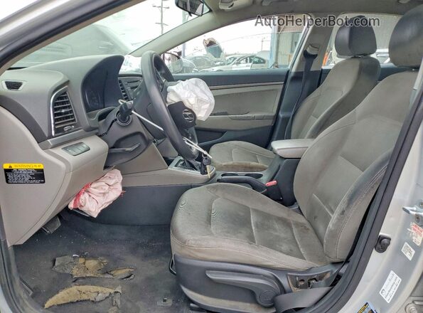 5NPD74LF4HH137803 2017 HYUNDAI ELANTRA Silver Vista interior delantera