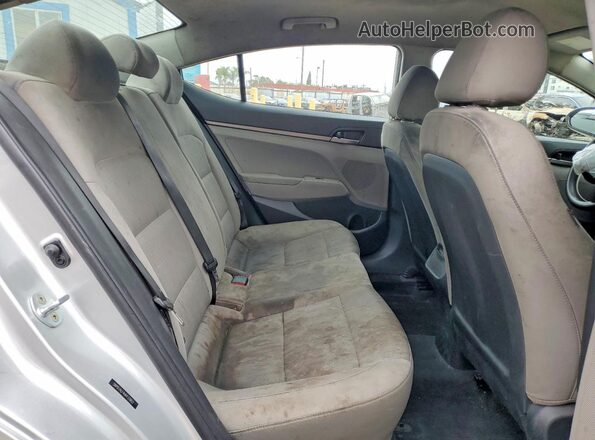 5NPD74LF4HH137803 2017 HYUNDAI ELANTRA Silver Vista de los asientos traseros