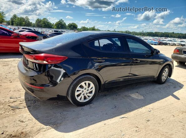 5NPD74LF4HH144234 2017 HYUNDAI ELANTRA Черный Задняя правая четверть