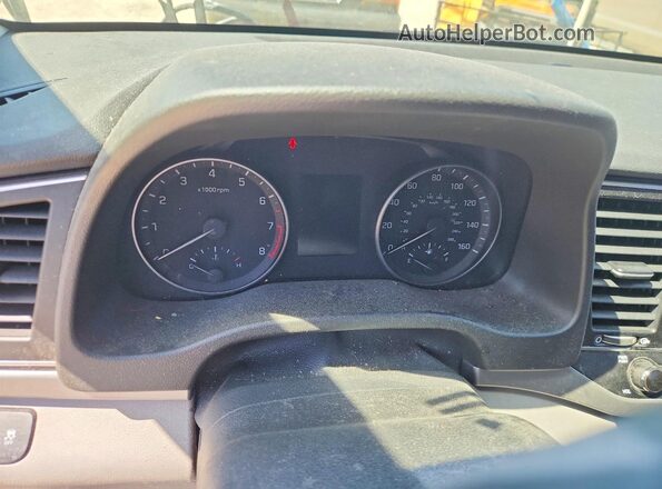 5NPD74LF4HH144234 2017 HYUNDAI ELANTRA Черный Вид щитка приборов