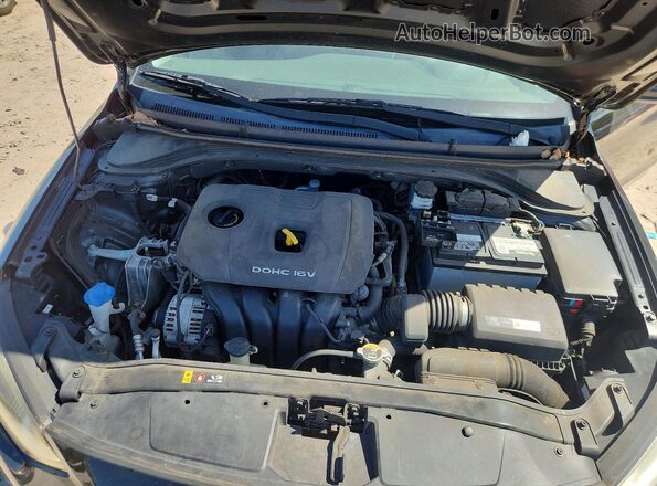 5NPD74LF4HH144234 2017 HYUNDAI ELANTRA Черный Вид задней части салона