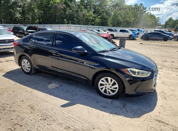 5NPD74LF4HH144234 2017 HYUNDAI ELANTRA Черный Передняя правая четверть