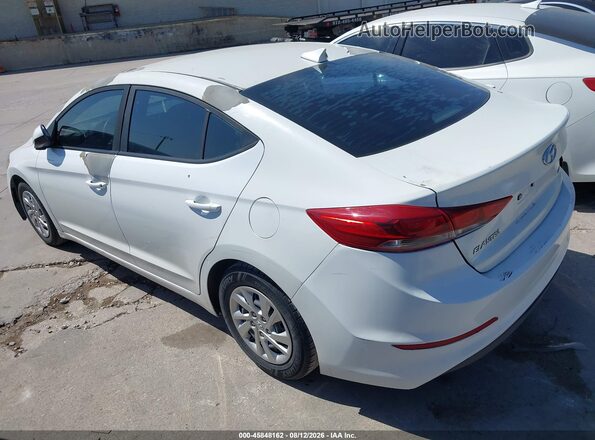 5NPD74LF4HH168288 2017 HYUNDAI ELANTRA White უკანა მარცხენა
