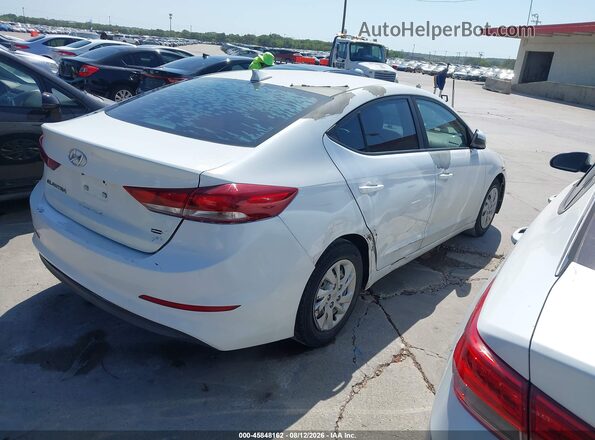 5NPD74LF4HH168288 2017 HYUNDAI ELANTRA White უკანა მარჯვენა
