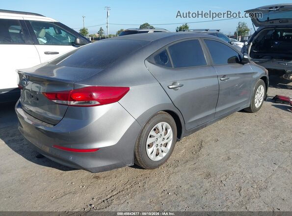 5NPD74LF4JH269305 2018 HYUNDAI ELANTRA Gray Հետևի աջ