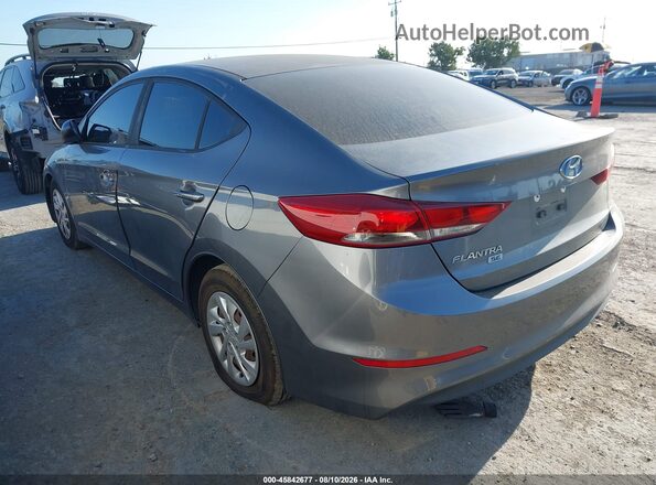5NPD74LF4JH269305 2018 HYUNDAI ELANTRA Gray Հետևի ձախ