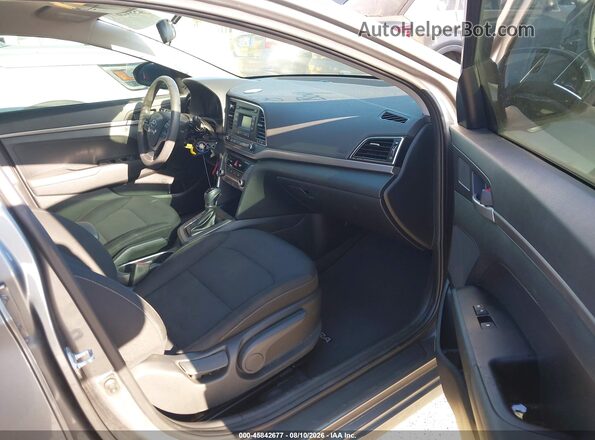 5NPD74LF4JH269305 2018 HYUNDAI ELANTRA Gray Սալոնի դիմացի տեսք