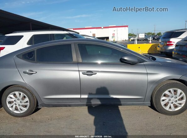 5NPD74LF4JH269305 2018 HYUNDAI ELANTRA Gray Սալոնի հետևի տեսք