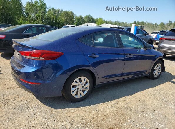 5NPD74LF4JH283169 2018 HYUNDAI ELANTRA Blue Rear right