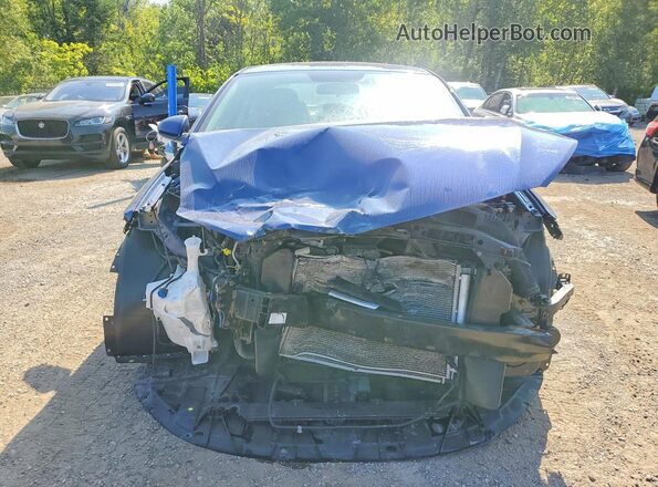 5NPD74LF4JH283169 2018 HYUNDAI ELANTRA Blue Front view