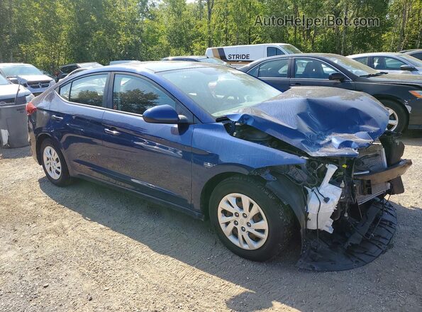5NPD74LF4JH283169 2018 HYUNDAI ELANTRA Blue Front right