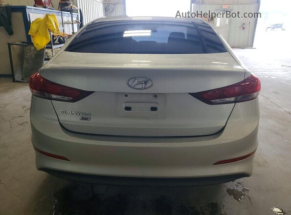5NPD74LF4JH291921 2018 HYUNDAI ELANTRA Silver Вид ззаду