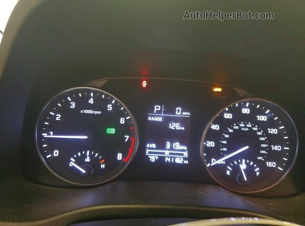 5NPD74LF4JH291921 2018 HYUNDAI ELANTRA Silver Вид щитка приладів