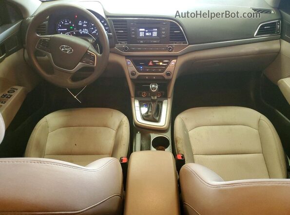 5NPD74LF4JH291921 2018 HYUNDAI ELANTRA Silver Вид панелі приладів