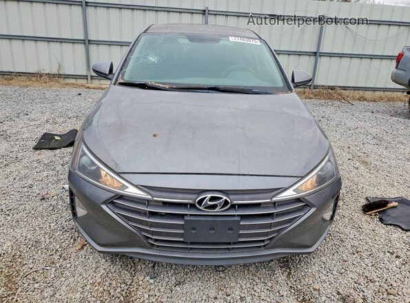 5NPD74LF4KH401223 2019 HYUNDAI ELANTRA Gray Widok z przodu
