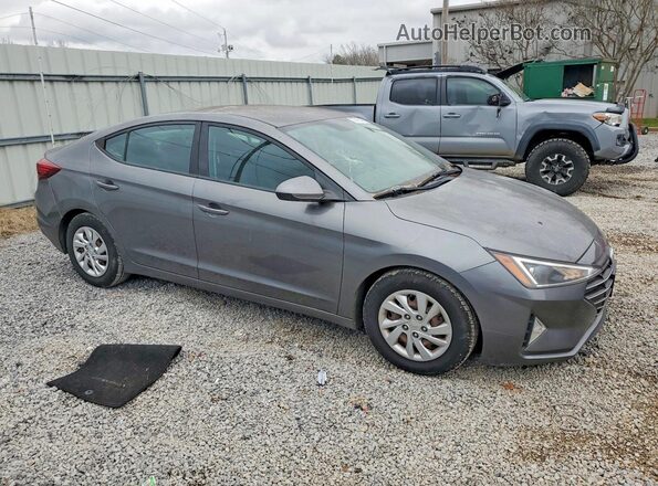 5NPD74LF4KH401223 2019 HYUNDAI ELANTRA Gray Przód prawy